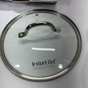 Instant Pot TEMPERED Glass Lid with Stainless Steel‎ Rim & Handle 10” 8QT NEW